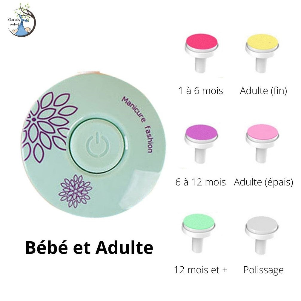 Lime à Ongles Électrique pour Bébé